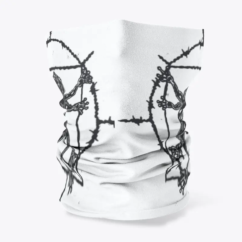 Neck Gaiter with barbed wire Vitruvian 